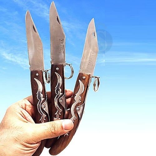 ابو حلقة صناعة باكستانية مقبض خشب