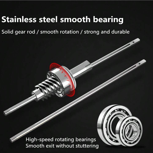 بكرة صيد خفيفة مطوية مع خط صيد بطول 1968.5 بوصة،