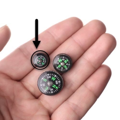 بوصلة صغيرة لتخييم والرحلات