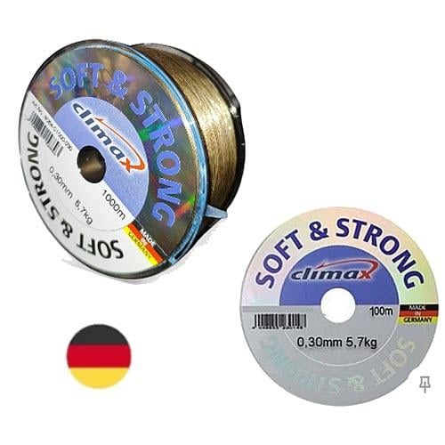 خيط صيد سمك الماني climax مقاس 30mm اللون البني