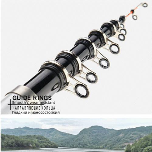 قصبة صيد بطول 1.5m تلسكوبي