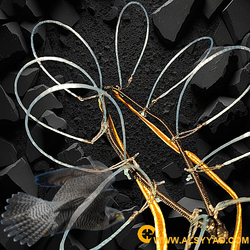 شبكة صقر مقاس حمام وقطا 10 عيون برازيلي