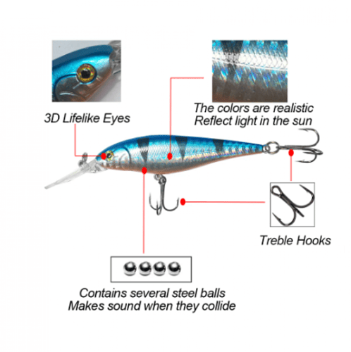 طعم بلاستيكي 11 سنتيمتر 10.5 جرام