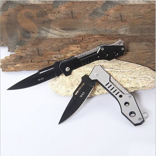 SAINLESS STEEL - بمقبض فضي W43