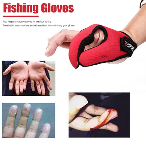 قفاز صيد سمك اصبعين