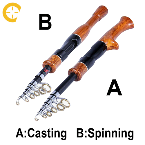 قصبة صيد بالطراز الخشبي المميز صلابه وقوة