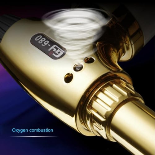 ولاعة طهي قابلة لإعادة الملء مع قفل أمان للهب قابل...