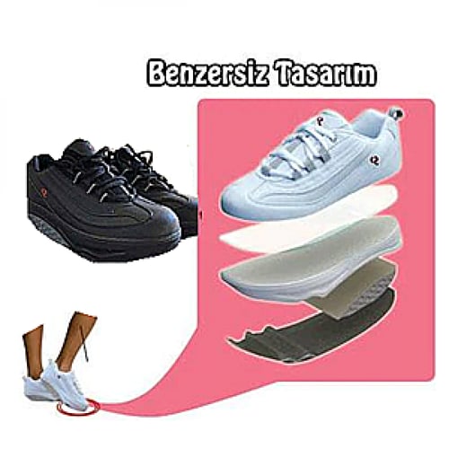 حذاء الرشاقة الطبي انقاص الوزن ودعم العامود الفقري