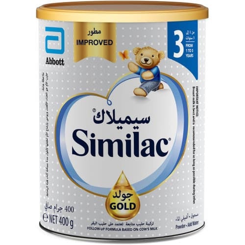 سيميلاك جولد حليب أطفال (3) داعم للنمو 400 جم
