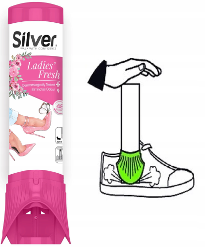 Silver Ladies Fresh Spray 100ml - بخاخ مزيل رائحة...