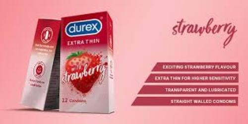 ديوركس واقي فراولة12 قطع DUREX CONDOM EXTRA THIN S...