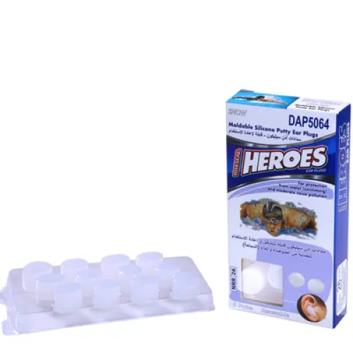 RITESEAL سدادات أذن سيليكون قابلة التشكيل – 6 أزوا...