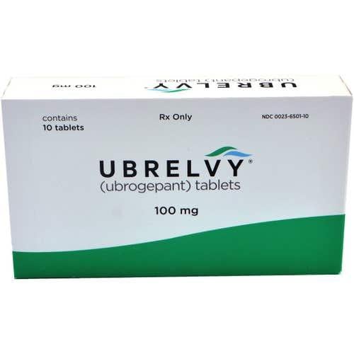 يوبريلفى 100 ملجم 10 اقراصUbrelvy 100 Mg 10 Tablet