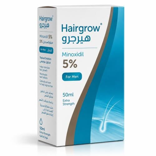 Hairgrow 5% Minoxidil Topical Solution – 50 ml