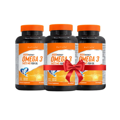 هوليستا، أوميغا 3 عالي الفعالية 3 عبوات (2+1) Holi...
