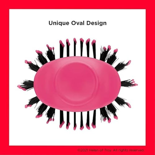 فرشاة مجفف وفوليوم الشعر ون ستيب من ريفلون , وردي