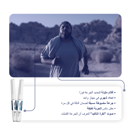 ويغوفي 2.4 ملغ 1 قلم مملوء مسبقًا 3 مل (ثلاجة)Wego...