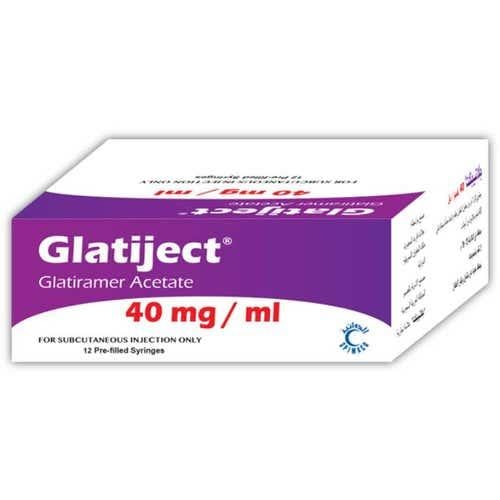 جلاتيجكت 40 مجم/مل 12حقنه معبأة مسبقاGlatiject 40...