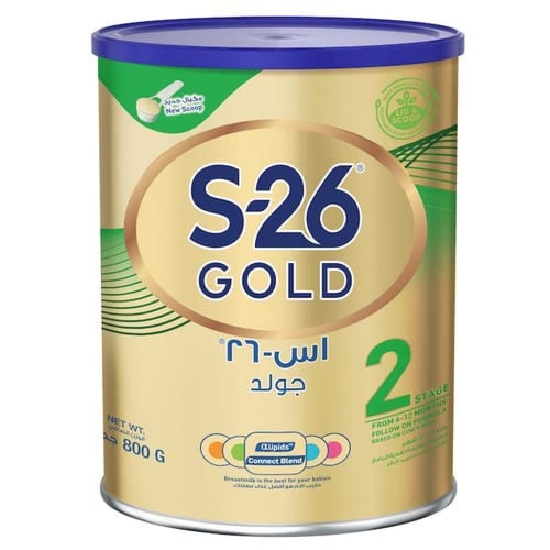 إس - 26 جولد حليب أطفال المرحلة (2) 800 جم