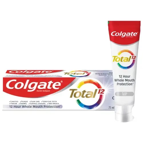 كولجيت معجون أسنان توتال النعناع المنعش - 75 مل