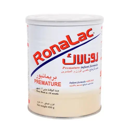 رونالاك حليب أطفال بريماتيور 450 جم