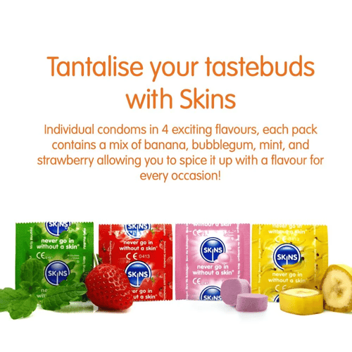 واقي ذكري سكِينز نكهات 16 قطعة