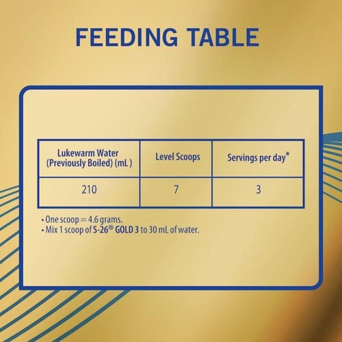إس - 26 جولد حليب أطفال المرحلة (3) 800 جم
