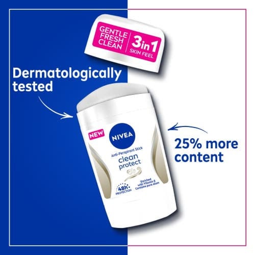 نيفيا مزيل عرق ستيك كلين بروتيكت 50 ملNivea Stick...