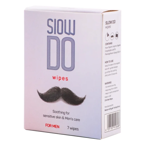 سلو دو مناديل التأخير للرجال 7 قطع Slow Do Delay W...