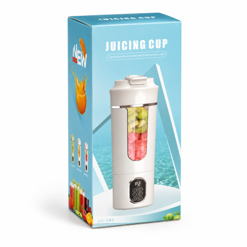 USB Rechargeable Portable Blender & Juicer with Digital Display HS-889