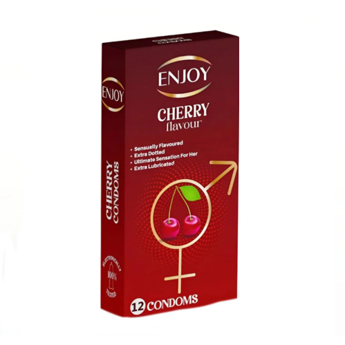 انجوى كرز واقٍ ذكري فاخر – 12 قطعة / Enjoy Cherry...