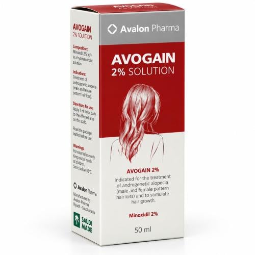 Avalon Avogain 2% Minoxidil Topical Solution – 50...