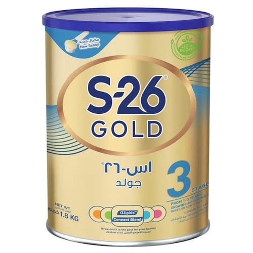 إس - 26 جولد حليب أطفال المرحلة (3) 1800 جم