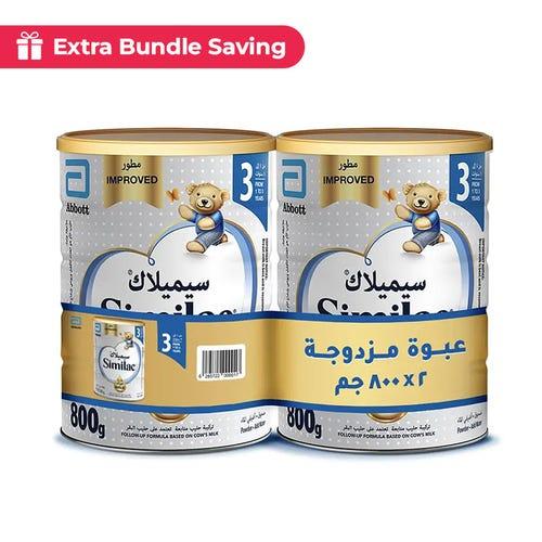 سيميلاك جولد حليب أطفال رقم (3) (2*800 جم)