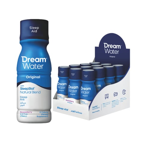 دريم واتر شوت ميلاتونين 5 مجم 74 مل ( 12 عبوة) Dre...