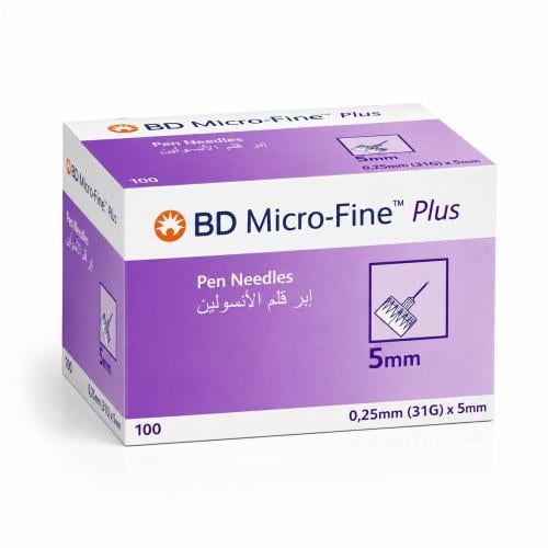 Insulin Pen Needles 5mm – 100 Pieces