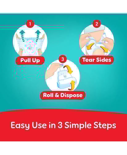 حفاضات بامبرز بانتس حماية من الطفح مقاس 6 (16-21 ك...