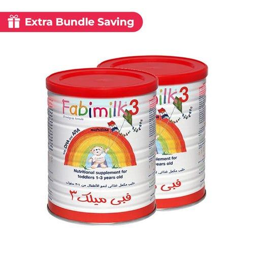 فابي ميلك حليب أطفال مرحلة (3) عبوة عائلية (2x1700...