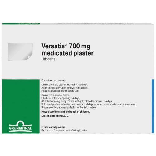 فرزاتيس 5% مجم شريط طبي لاصق 5 قطع Versatis Plaste...