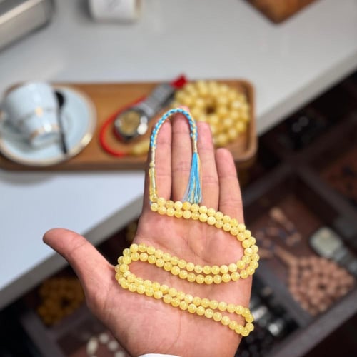 مسباح كهرمان طبيعي