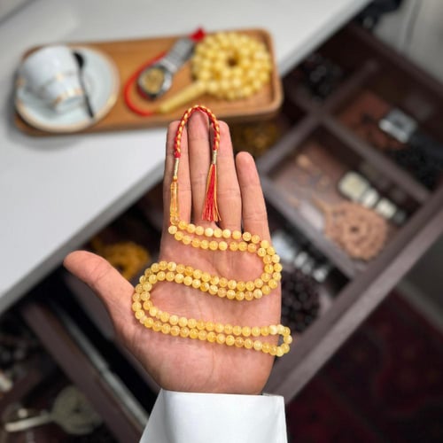 مسباح كهرمان طبيعي