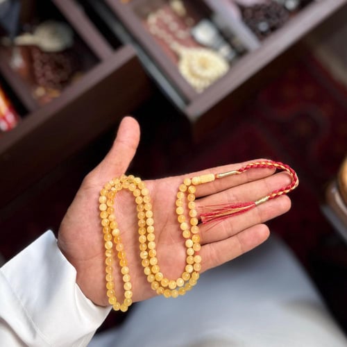 مسباح كهرمان طبيعي