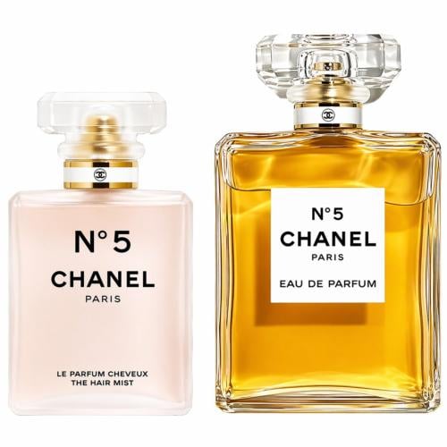 مجموعة عطر شانيلNo5 أو دو برفيوم 100مل+معطر شعر 35...