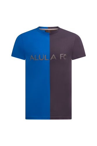 قميص كلاسيك نادي العلا - لون بني وأزرق