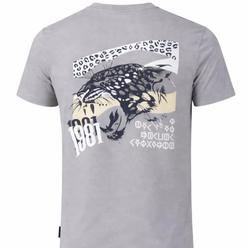 قميص ظل النمر العربي - رمادي