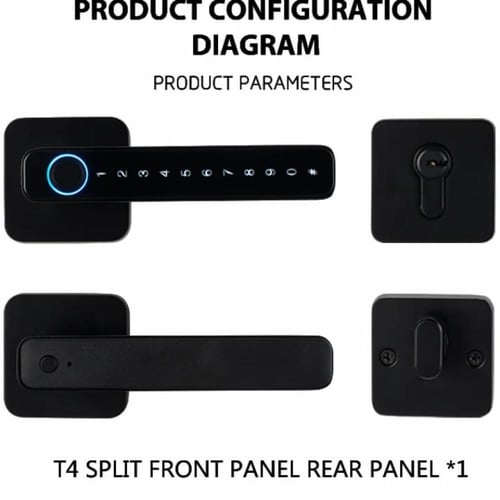 قفل باب ذكي بالبصمة