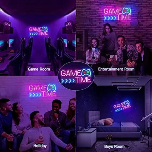 لافته نيون Game Time