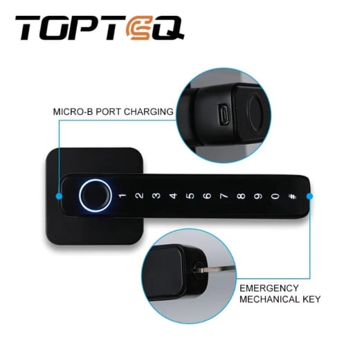 قفل باب ذكي بالبصمة