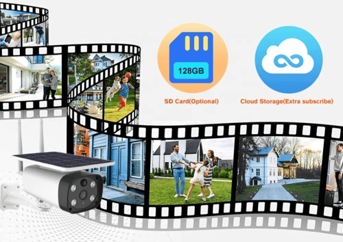 كاميرا مراقبة ذكية 5K HD مع زووم بصري 8X