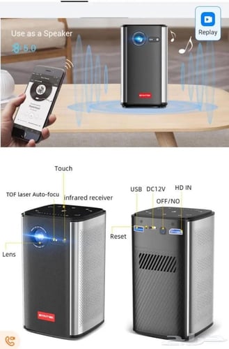 بروجكتور BYINTEK P70 محمول